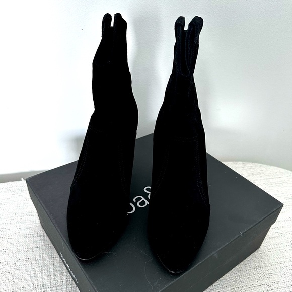 NEW ba&sh Heeled Black Ankle Boot Size 39 IT / 8.5 US - Picture 6 of 8